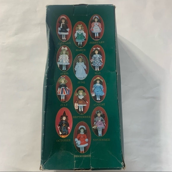 Brinn’s 94 Collectible birthstone Miss August redhead handcrafted porcelain doll - Picture 3 of 11